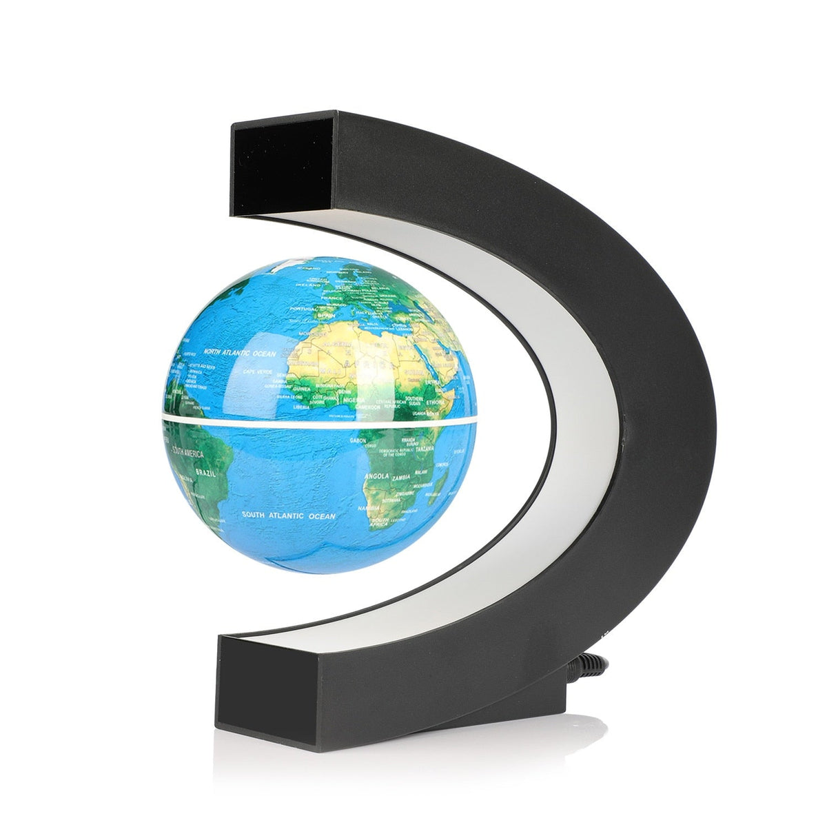 Magnetic Levitation Globe With Colorful LED Lighting