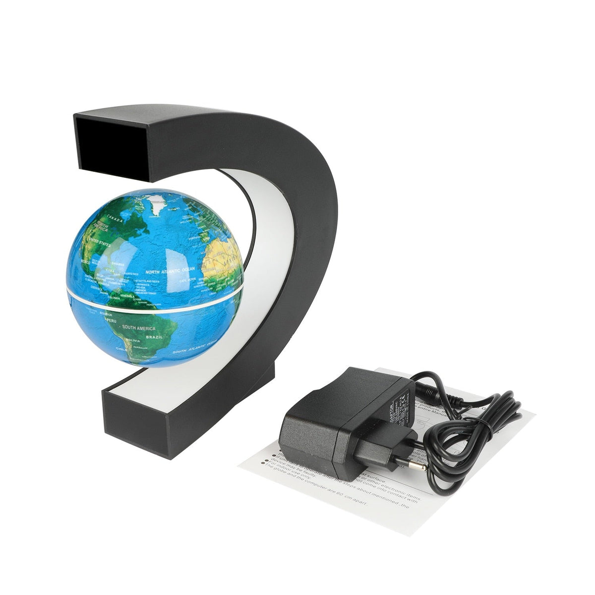 Magnetic Levitation Globe With Colorful LED Lighting