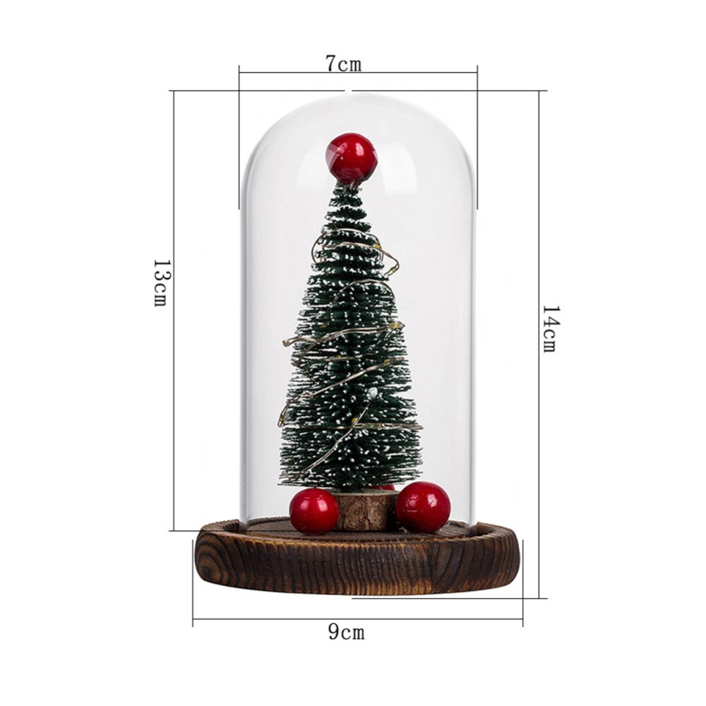 USB LED Christmas Tree Dome Lamp for Small Spaces