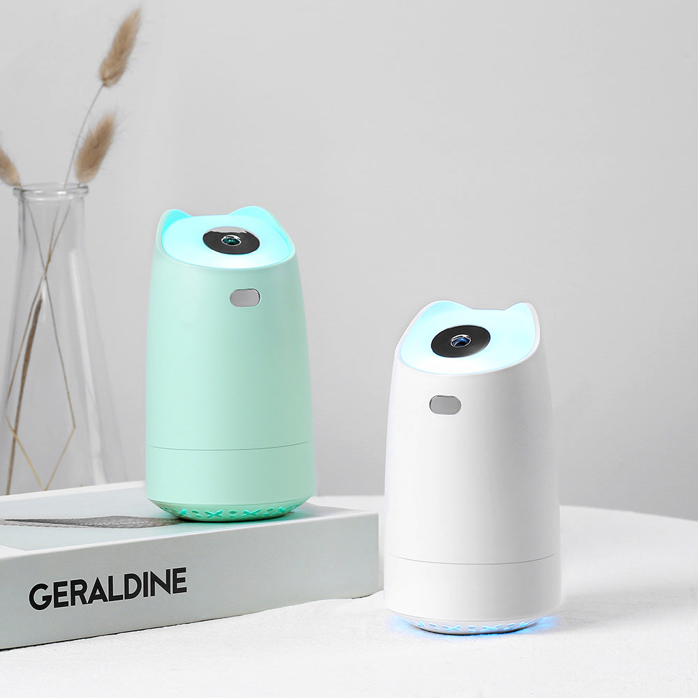 Cute Cat Ear USB Mini Humidifier for Desk and Bedroom