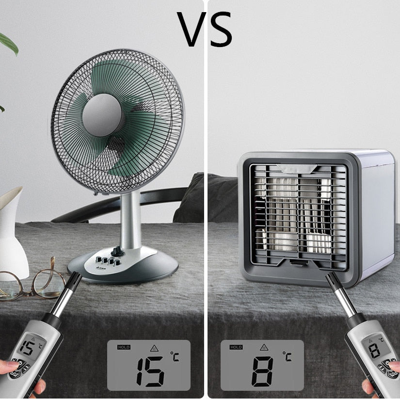 USB Mini Desk Air Cooler: Quiet Personal Cooling Fan