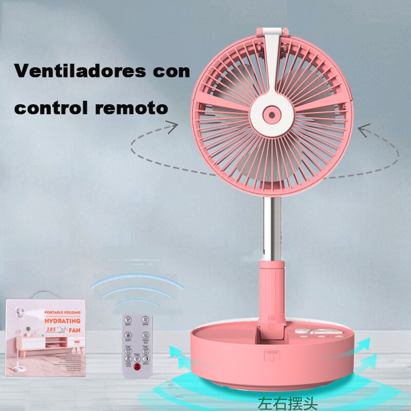 Portable USB Fan 7200mAh Rechargeable Folding Fan