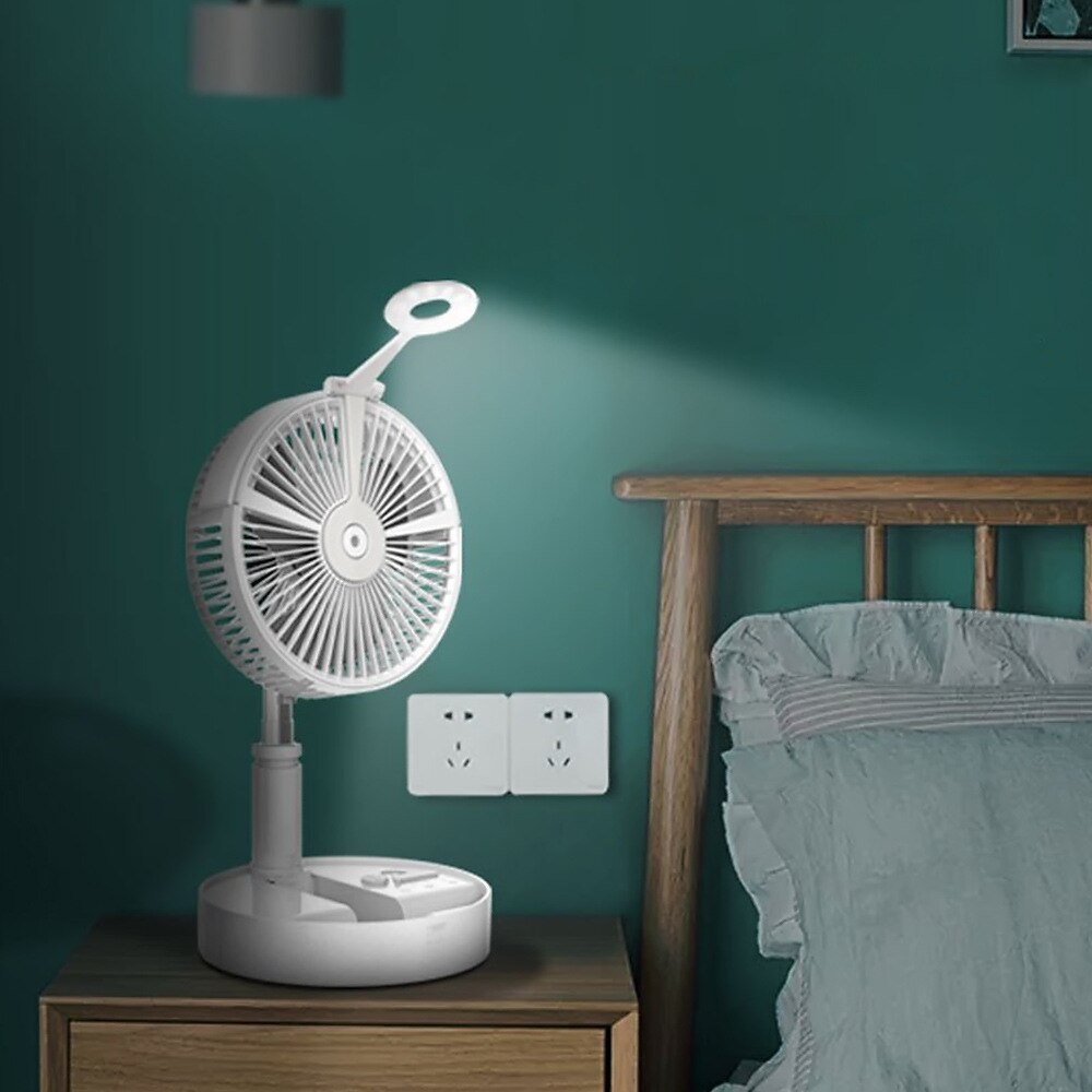 Portable USB Fan 7200mAh Rechargeable Folding Fan