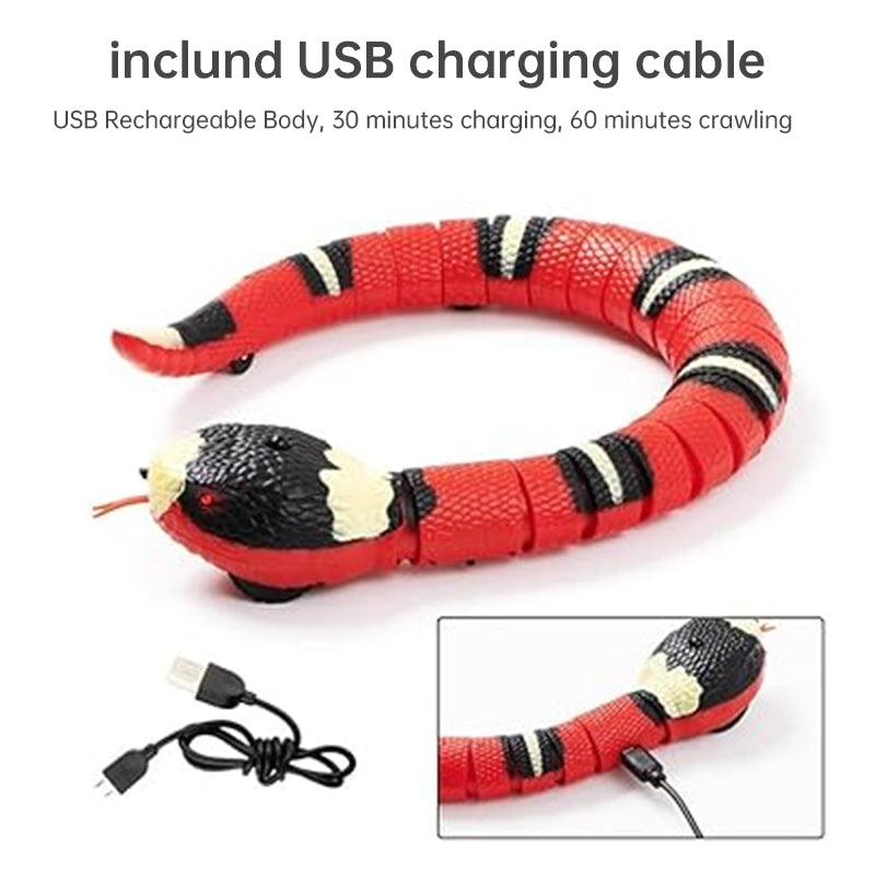 Interactive Cat Snake Toy for Engaging Indoor Play