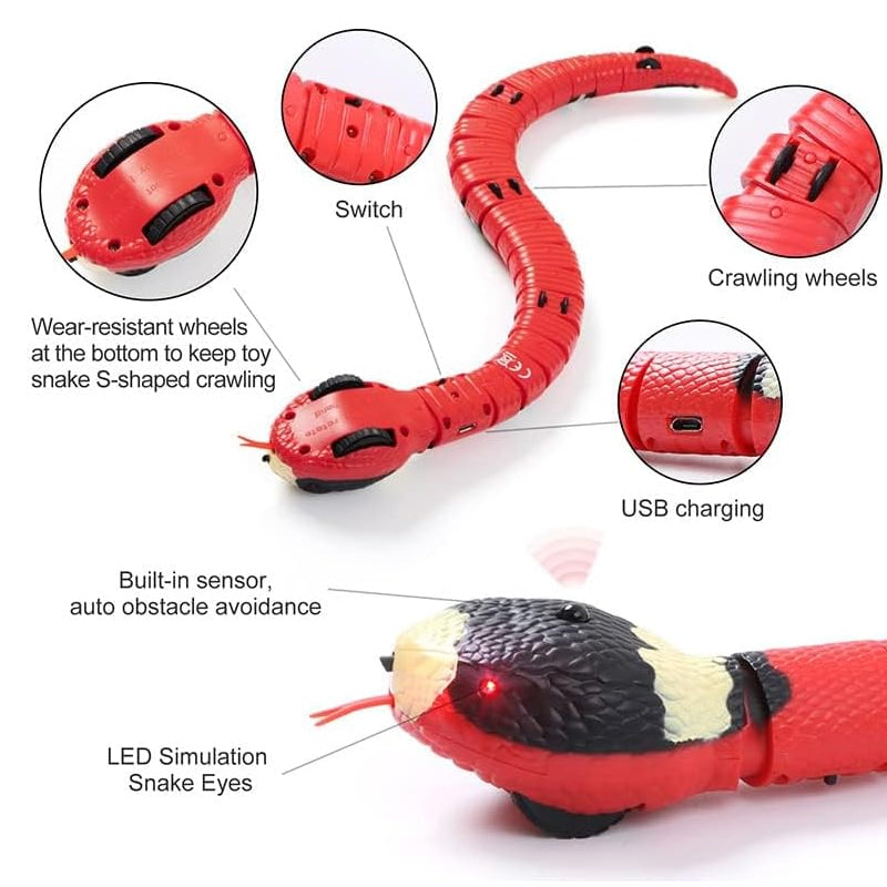 Interactive Cat Snake Toy for Engaging Indoor Play