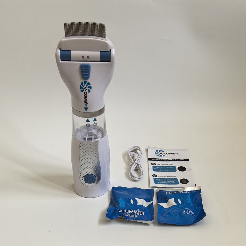 USB Flea Comb for Dogs & Cats With Capture Filter