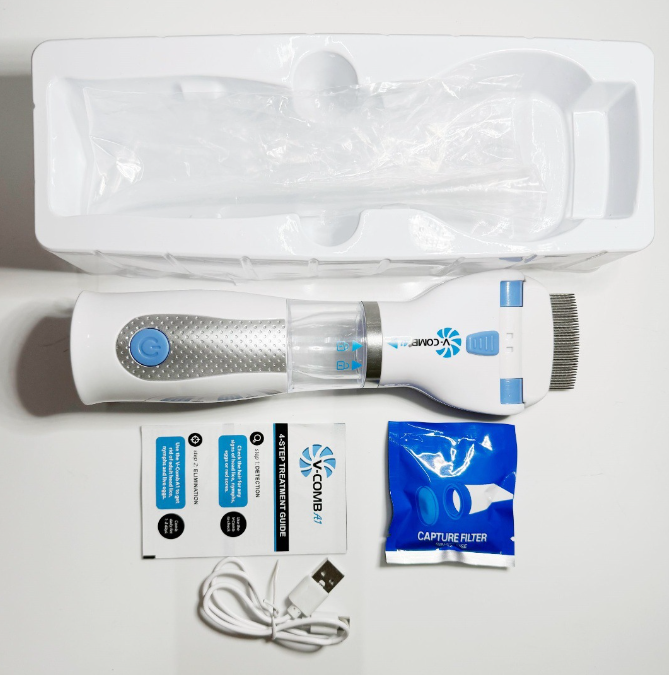 USB Flea Comb for Dogs & Cats With Capture Filter
