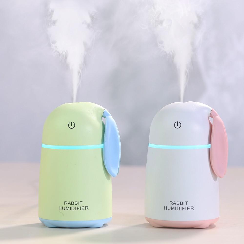 Cute Rabbit USB Humidifier for Desk, Bedside and Car