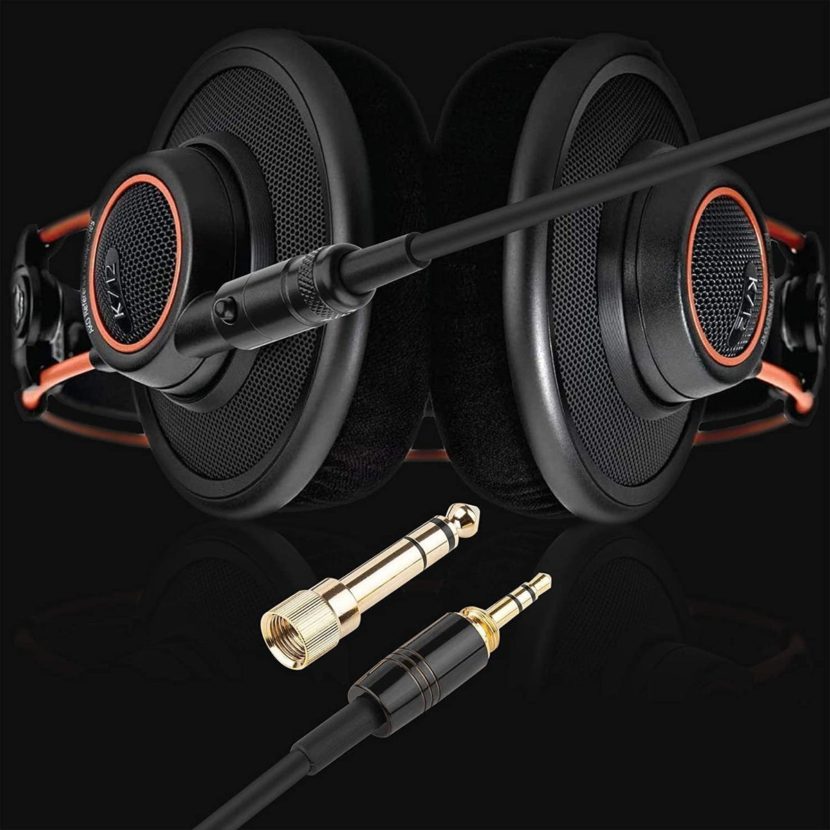 Replacement Coiled Headphone Cable for AKG K-Series