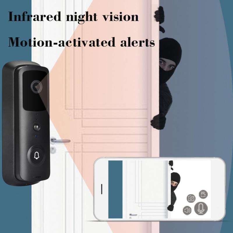 V30 WiFi Video Doorbell with 1080P HD Night Vision