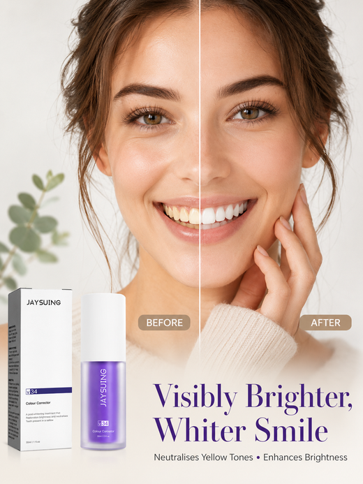 Purple Whitening Toothpaste — Neutralizes Yellow & Restores