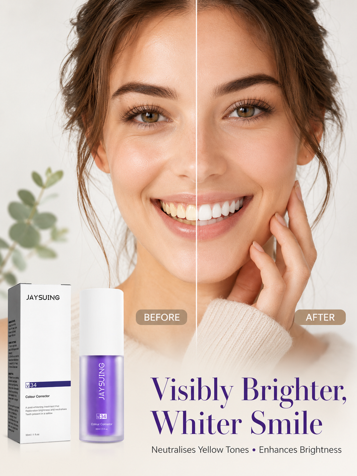 Purple Whitening Toothpaste — Neutralizes Yellow & Restores