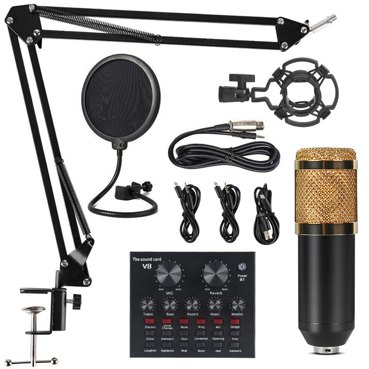 USB Sound Card Voice Changer Mic Kit for Streaming