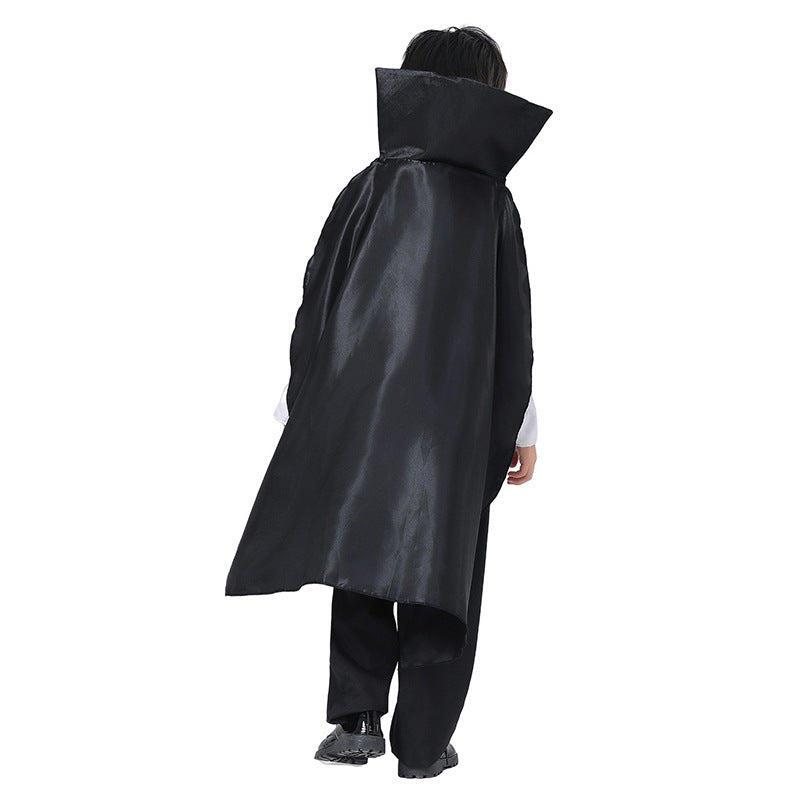 Vampire Knight Costume Set for Kids with Cape and Vest