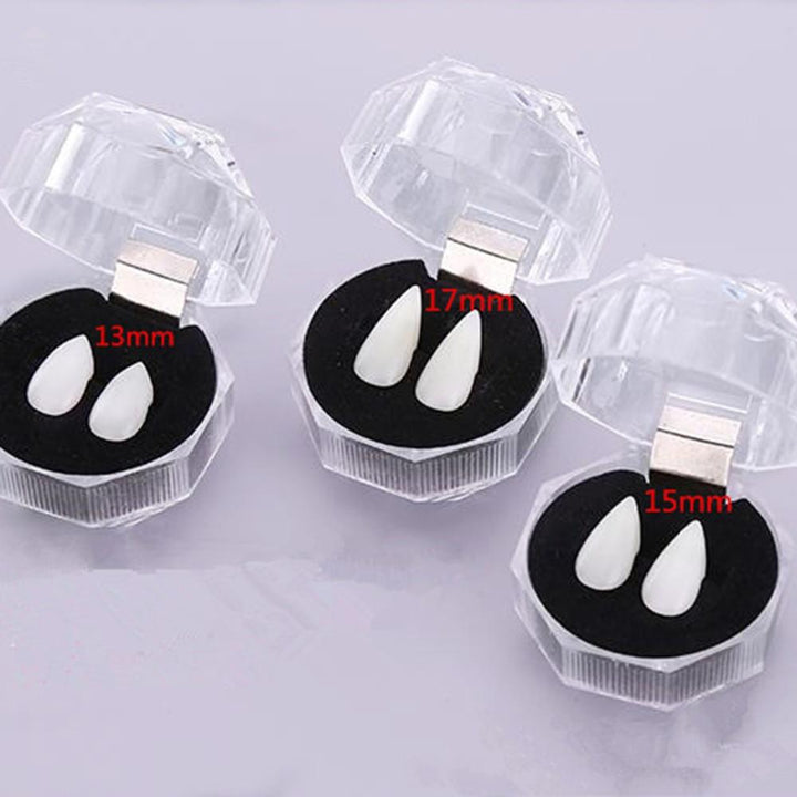 Vampire Fangs With Case for Halloween Costume Looks