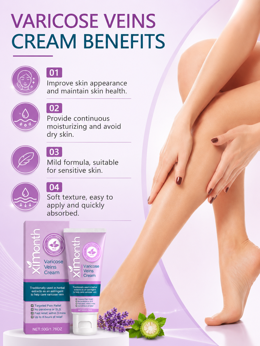 Varicose Vein Relief Cream — Fast 3‑Minute Comfort