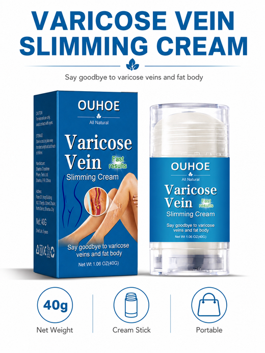 Natural Varicose Vein Cream – Reduces Leg Swelling & Veins
