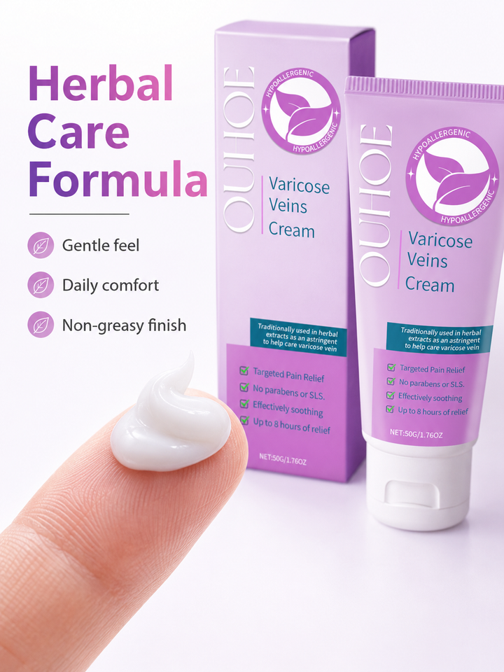 Varicose Veins Cream — Up to 8 Hours of Targeted Leg Pain