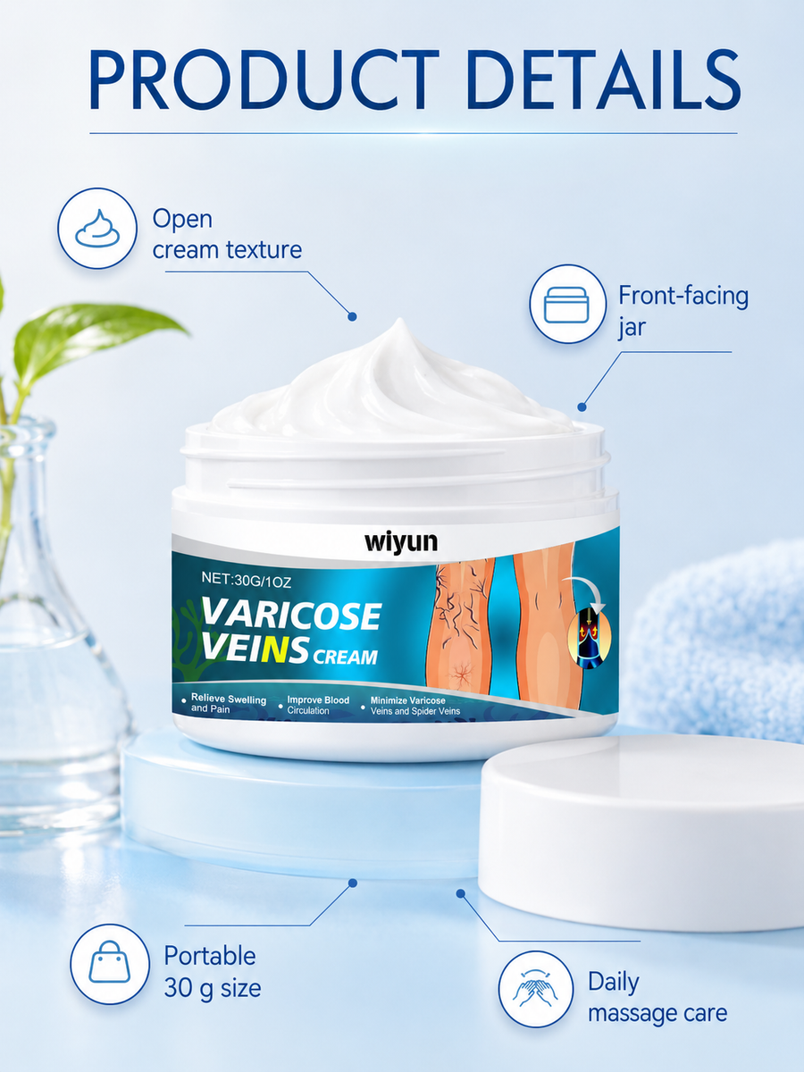 Varicose Veins Relief Cream — Reduce Swelling and Vein