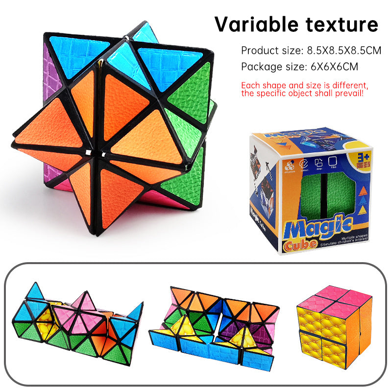 Magnetic Transforming Puzzle Toy for Stress Relief