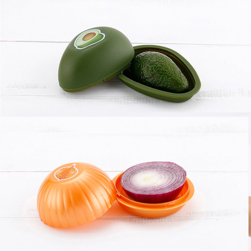 Vegetable Shaped Food Storage Box Set for Cut Produce