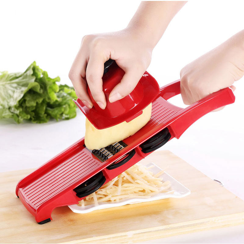 Vegetable Mandoline Slicer with 6 Blades and Storage Box