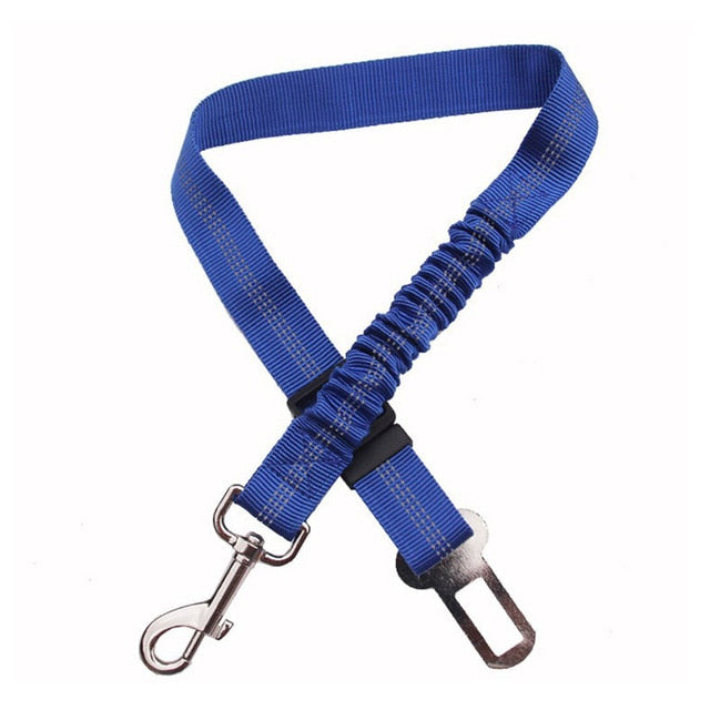 Dog Car Safety Belt with Shock-Absorbing Elastic Strap