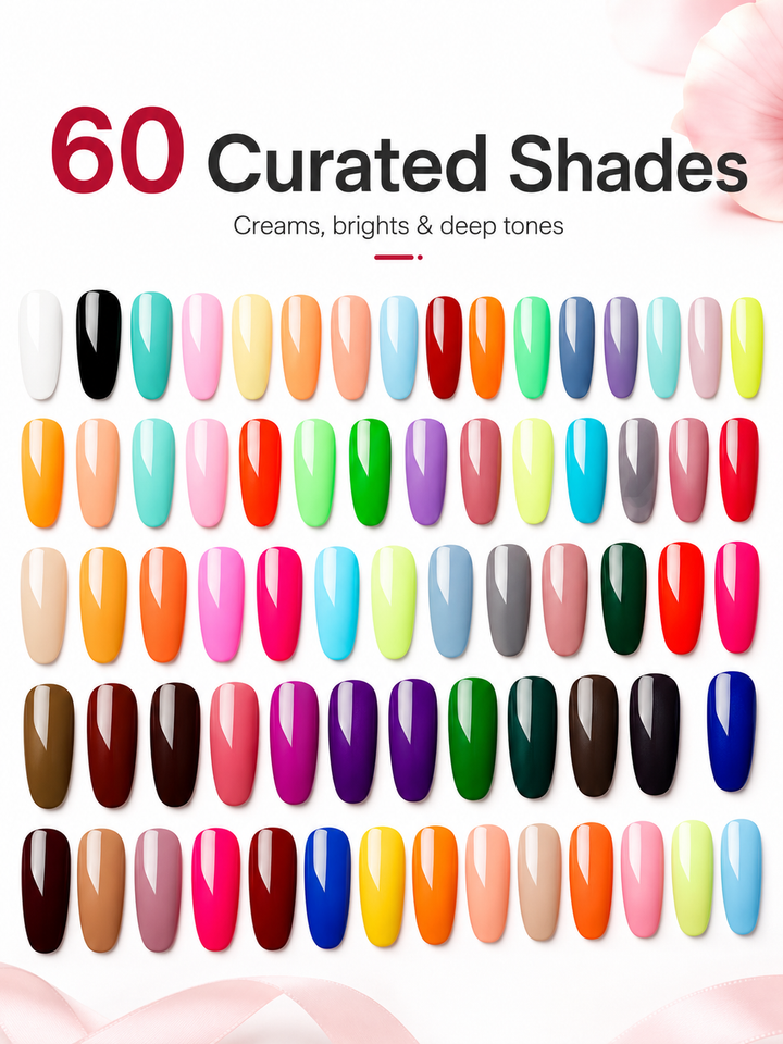 Venalisa 60-Color Gel Nail Polish Pen | Soak-Off