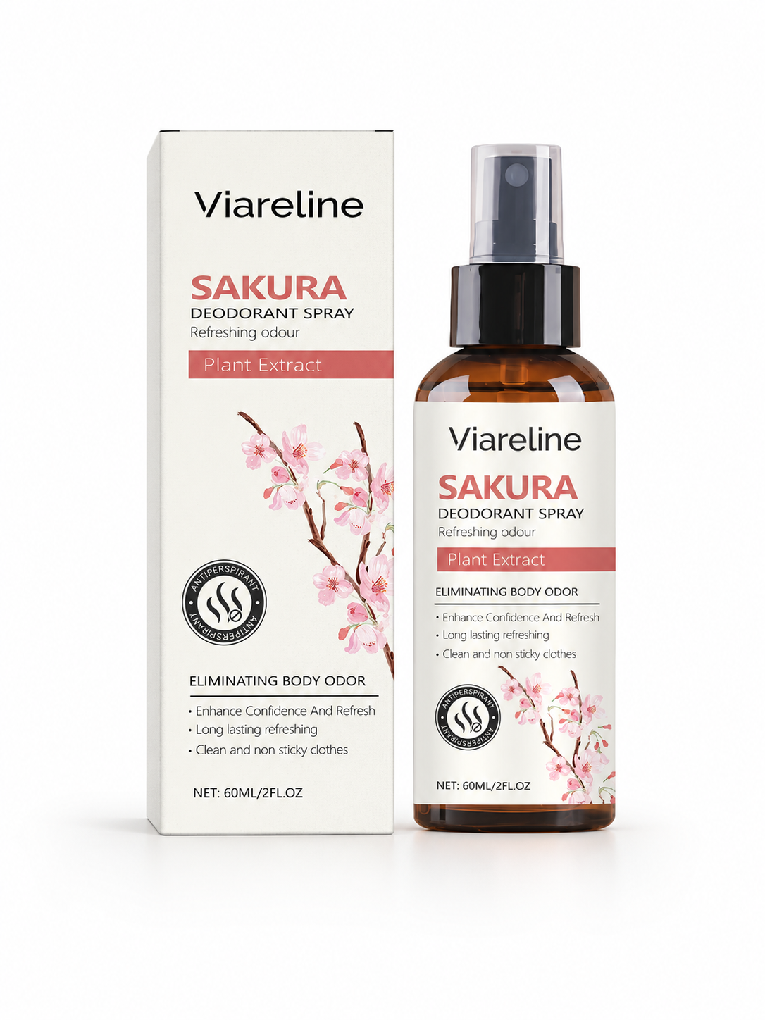 Cherry Blossom Deodorant Spray — All-Day Plant-Based Freshness