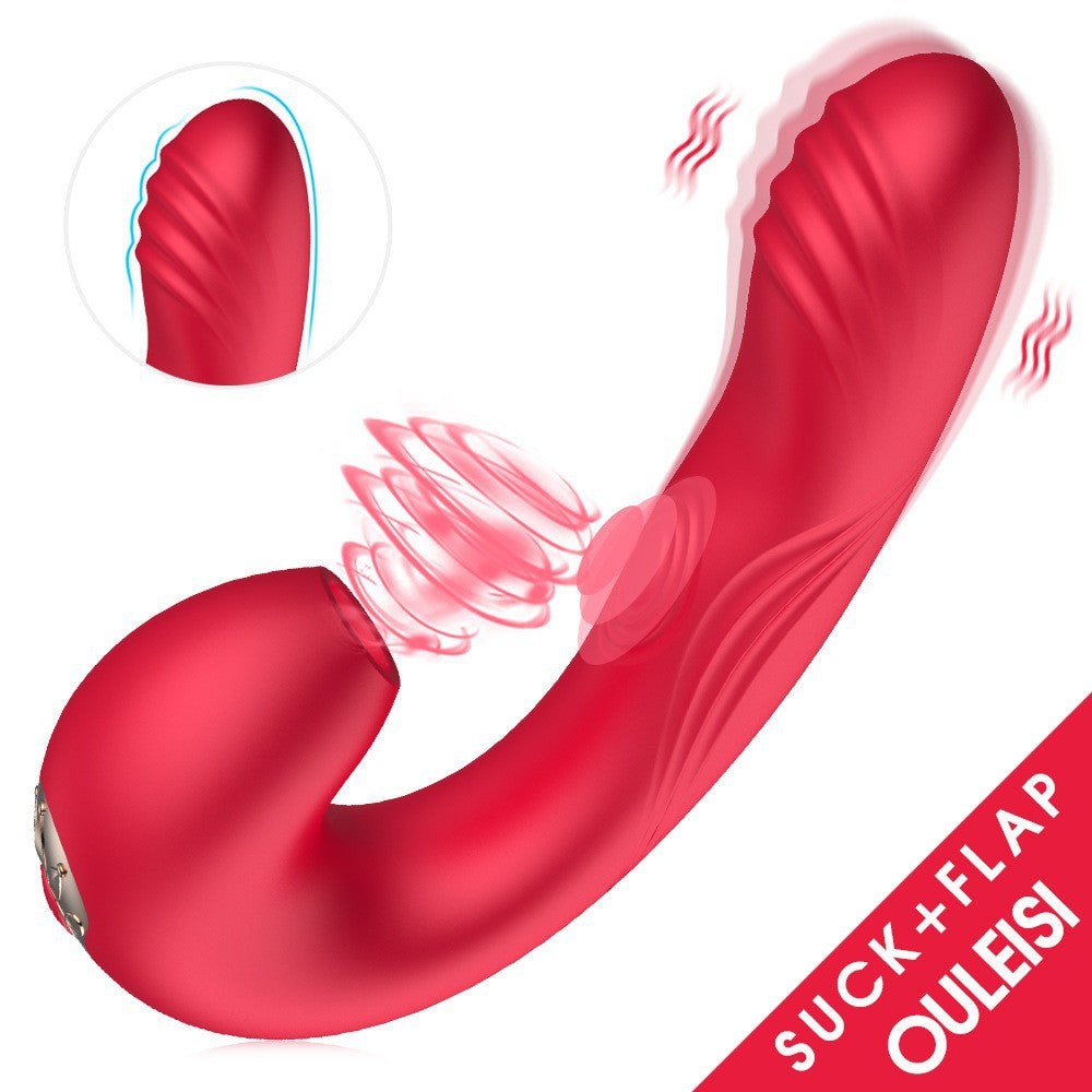Dual-Use Vibrator with Precise Suction Stimulation