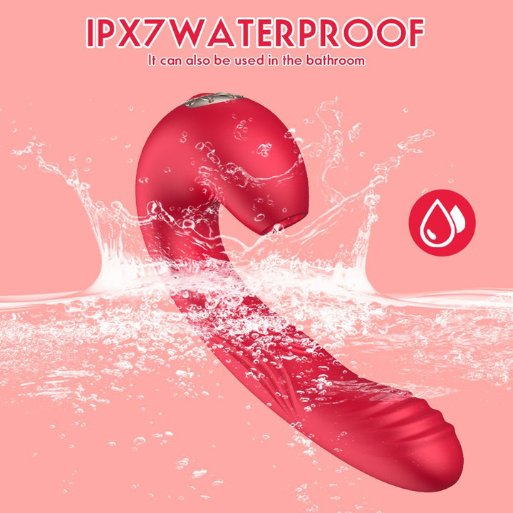 Dual-Use Vibrator with Precise Suction Stimulation