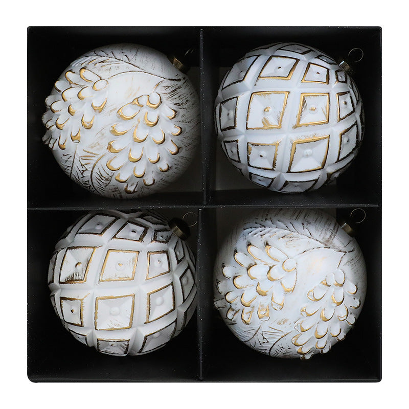 Vintage 10cm Christmas Ornaments for Elegant Trees
