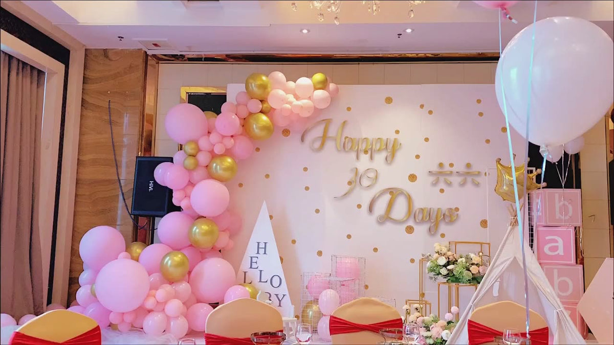 Vintage Balloon Garland Kit for Photo-Ready Parties