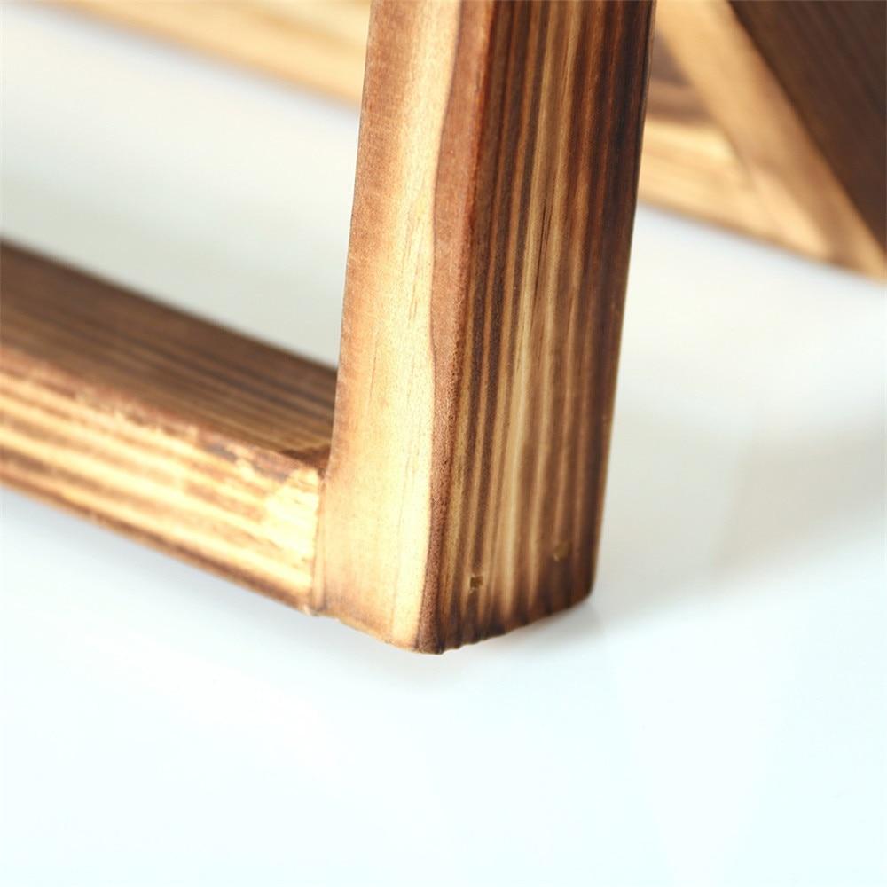 Hydroponic Plant Vase with Wooden Frame for Root Display
