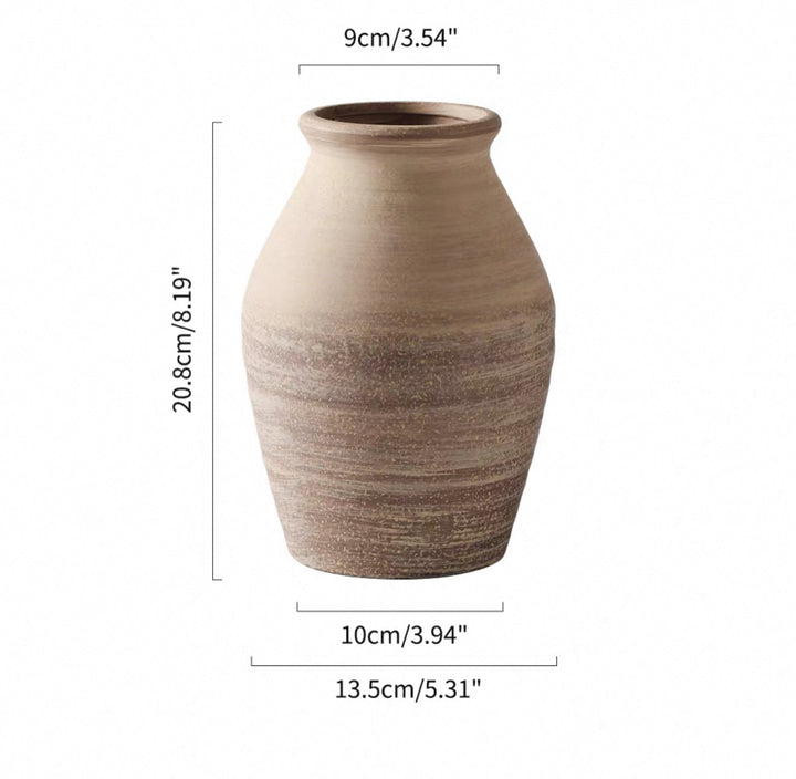 Vintage Ceramic Vase for Rustic Dried Flower Decor