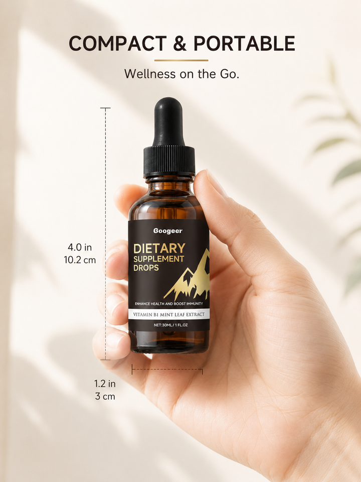Vitamin B1 Mint Liquid Drops — Daily Immune & Energy Support