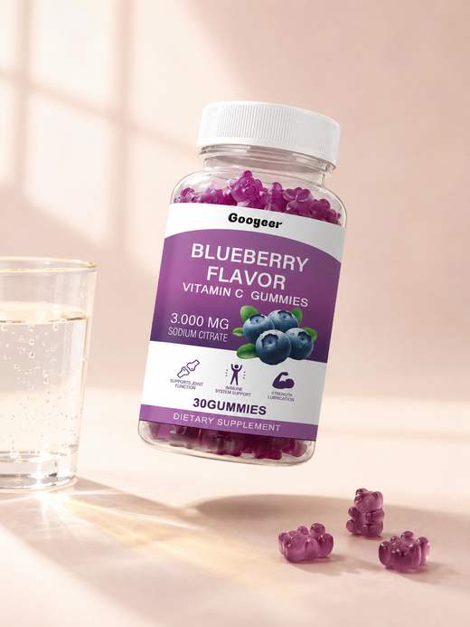 Vitamin C Gummies — 3,000 MG Blueberry Flavor for Immune