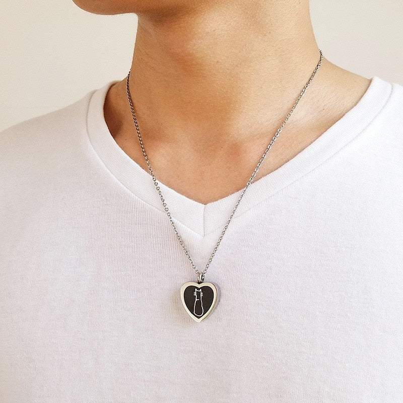 Pet Memorial Necklace for Discreet Everyday Remembrance