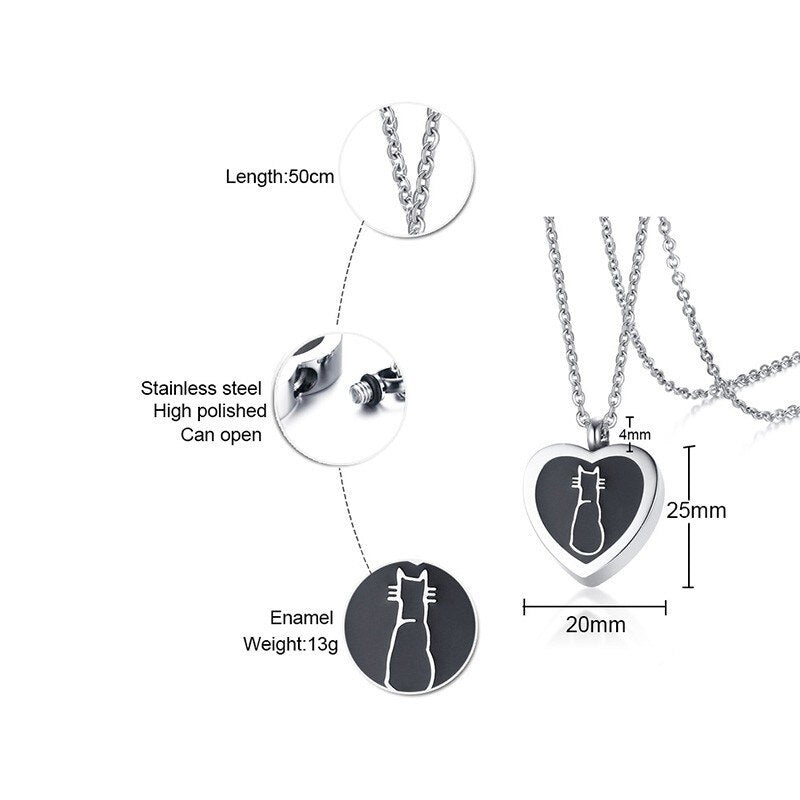 Pet Memorial Necklace for Discreet Everyday Remembrance