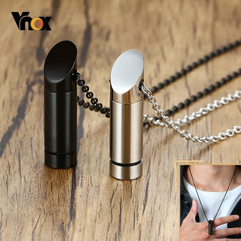 Memorial Ashes Necklace - Stainless Steel Keepsake