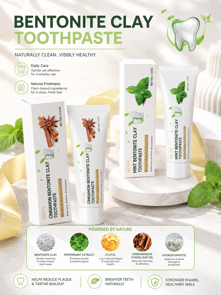 Volcanic Ash Whitening Toothpaste – Naturally Whiter Teeth
