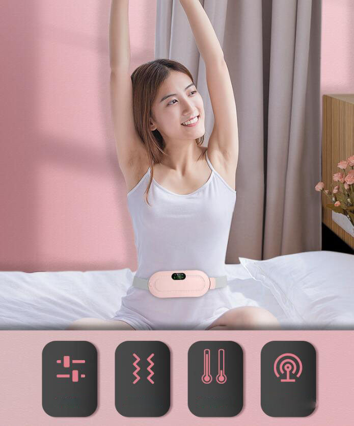 Menstrual Cramp Heating Belt with Warm Vibrating Relief