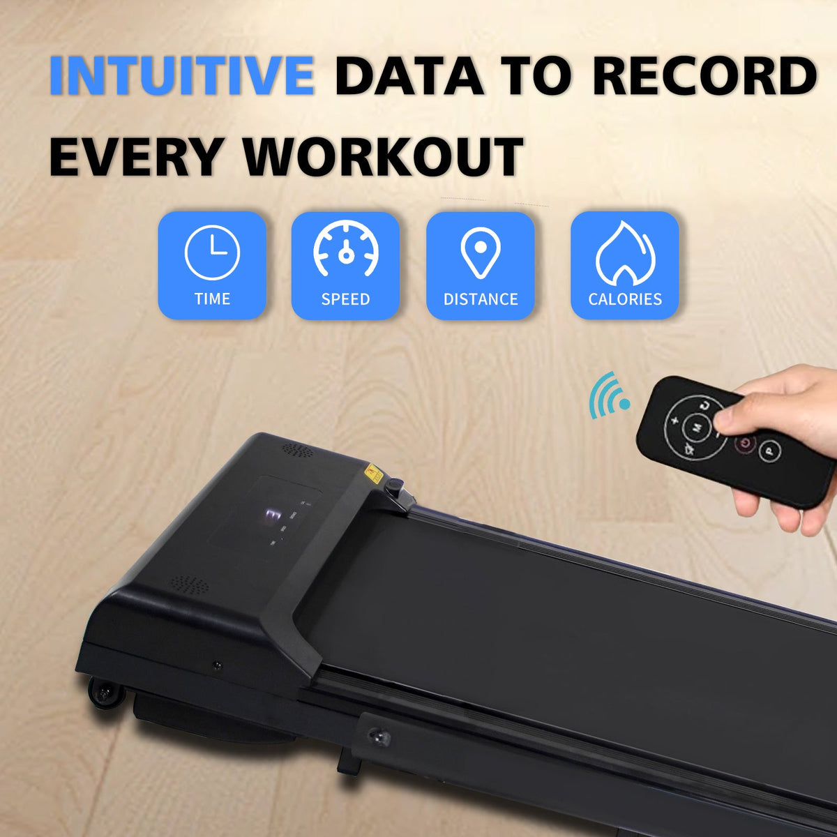 Foldable Under Desk Walking Pad Treadmill for Home Office