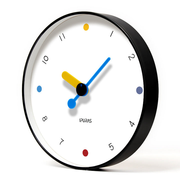 Modern Wall Clock for Easy Reading and Colorful Style