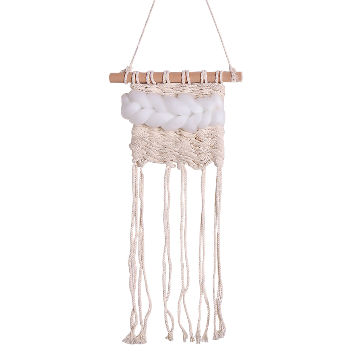 Hand-Woven Wall Tapestry for Cozy Bedroom Texture