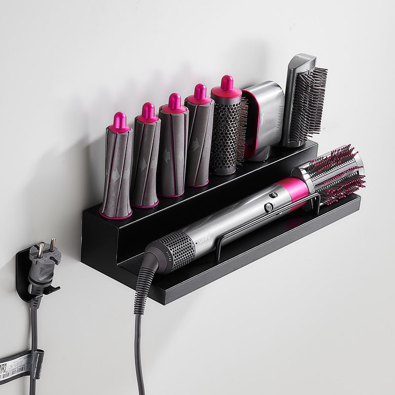 Wall Mounted Dyson Curling Tool Rack for Bathroom Vanity