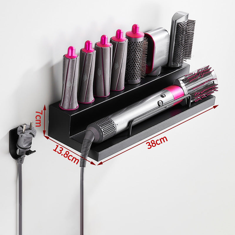 Wall Mounted Dyson Curling Tool Rack for Bathroom Vanity
