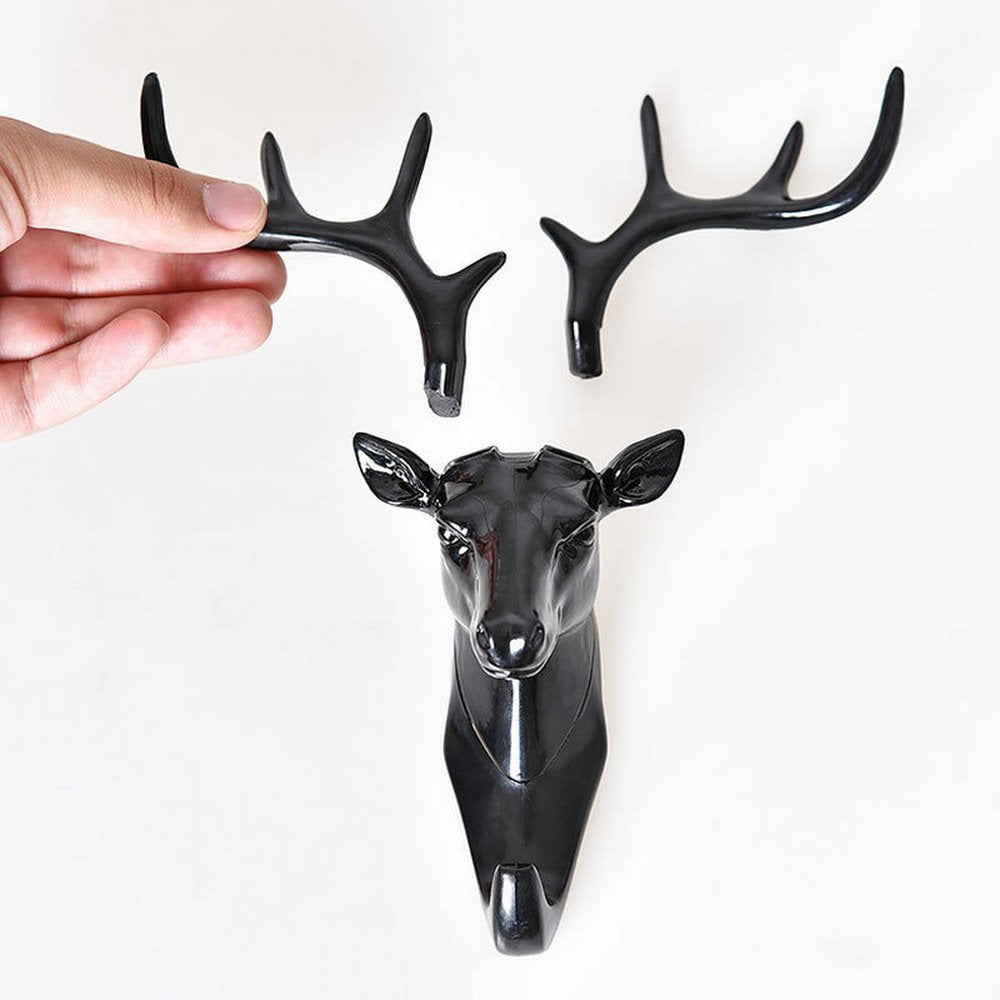 Deer Antler Wall Hook for Statement Entryway Storage
