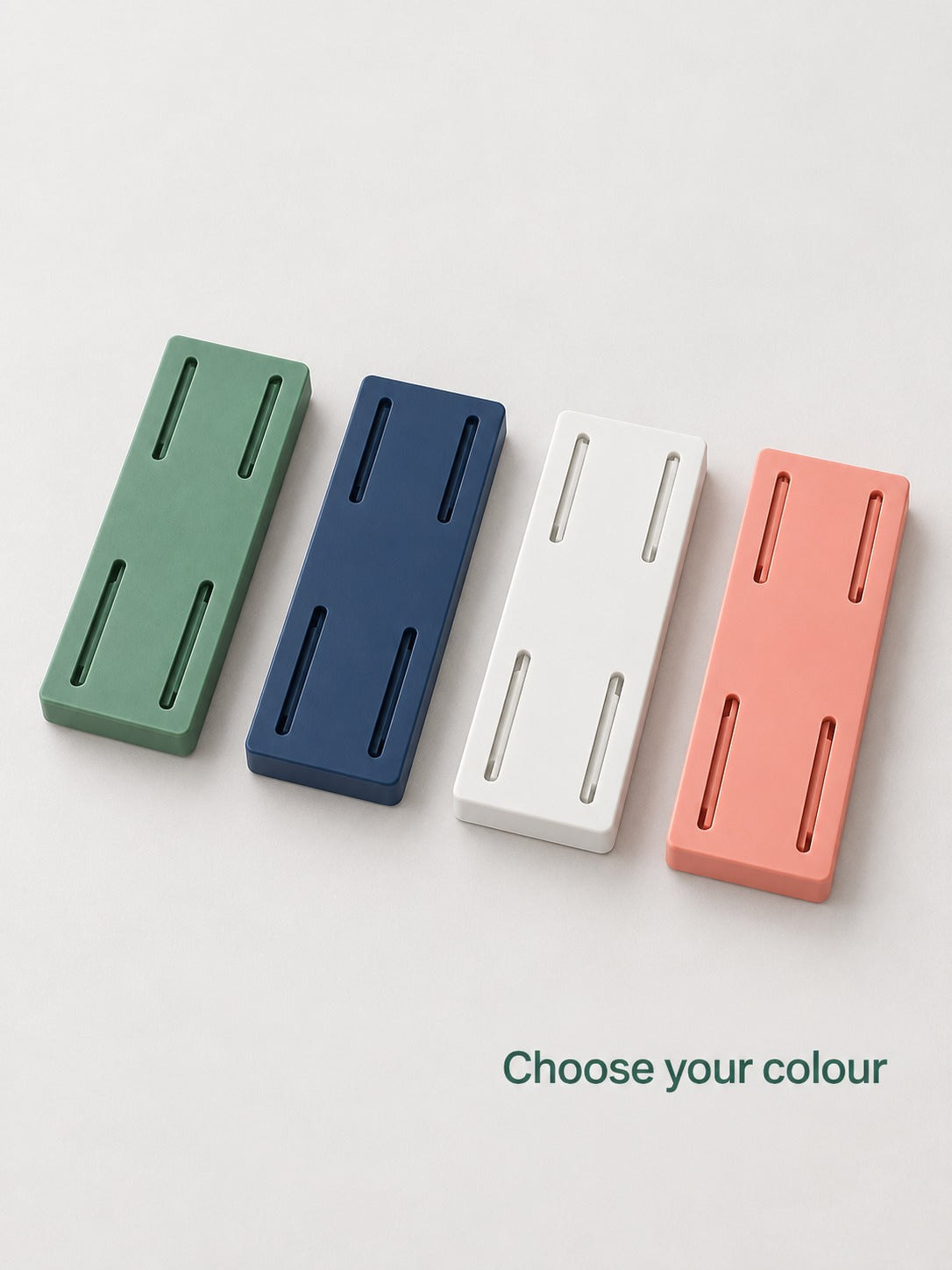 Wall Mount Power Strip Holder for Tidy Cords and Desks