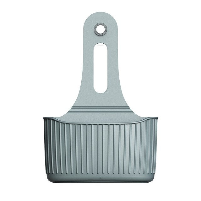 Wall Mounted Sink Sponge Holder with Snap-On Hanger